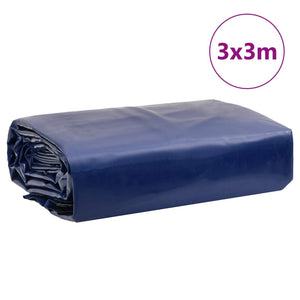Μουσαμάς Μπλε 3 x 3 μ. 650 γρ./μ² - PAKOBAZAAR
