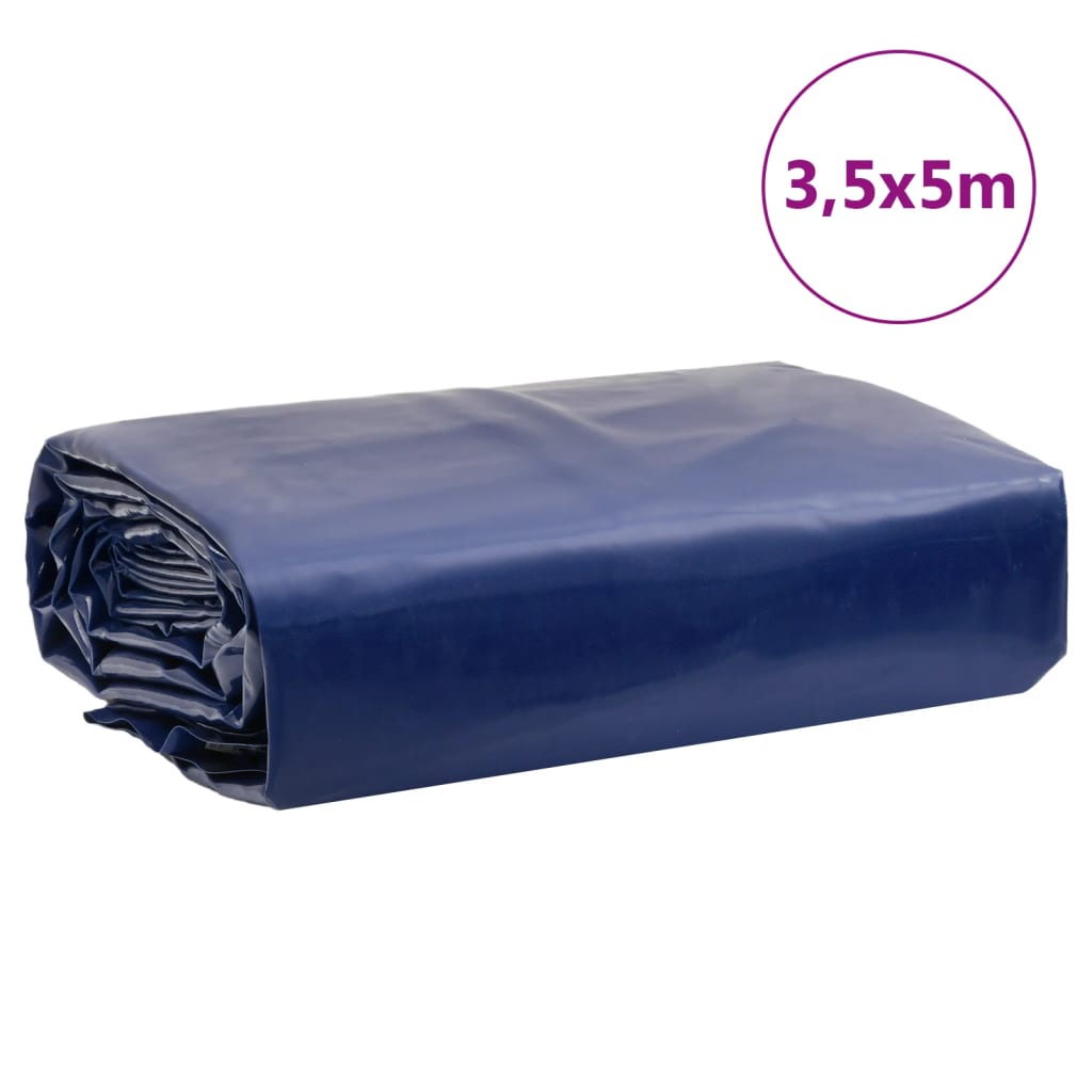 Μουσαμάς Μπλε 3,5 x 5 μ. 650 γρ./μ² - PAKOBAZAAR