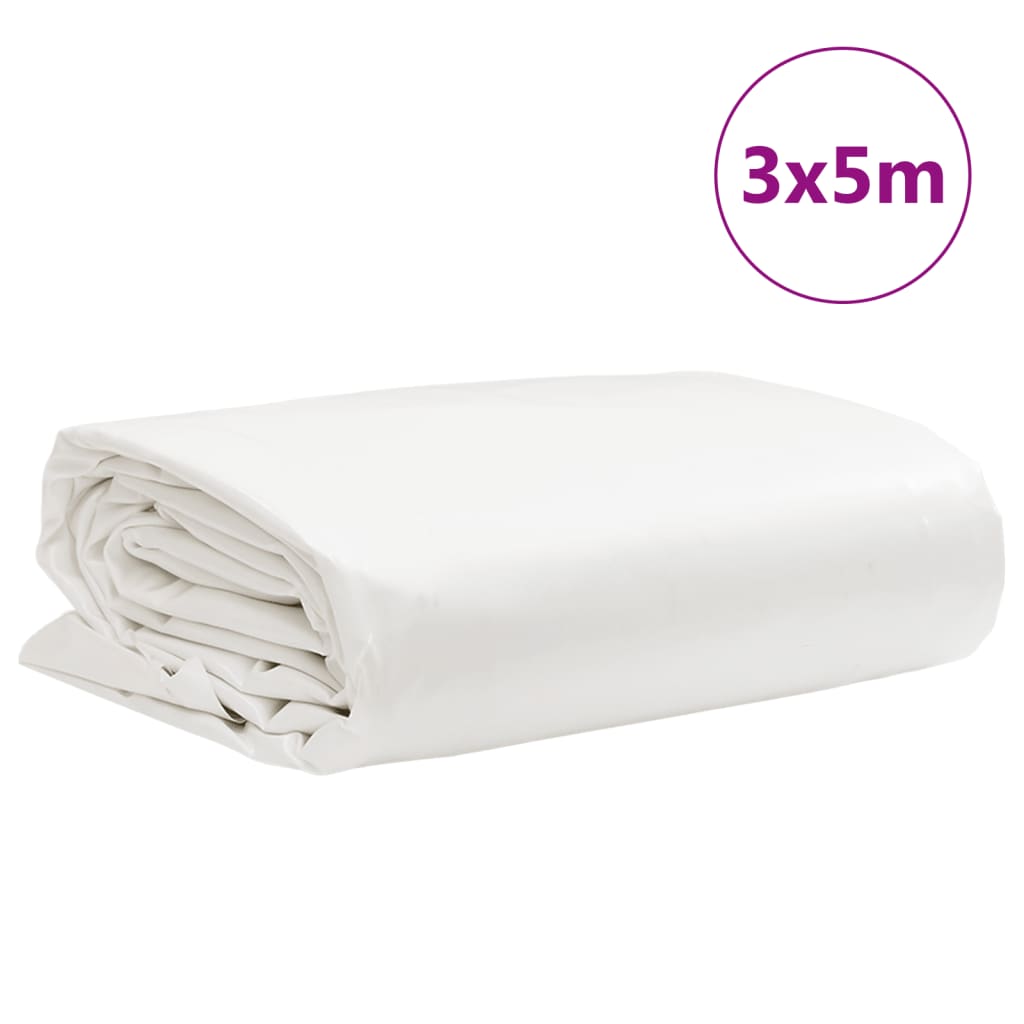Μουσαμάς Λευκός 3 x 5 μ. 650 γρ./μ² - PAKOBAZAAR