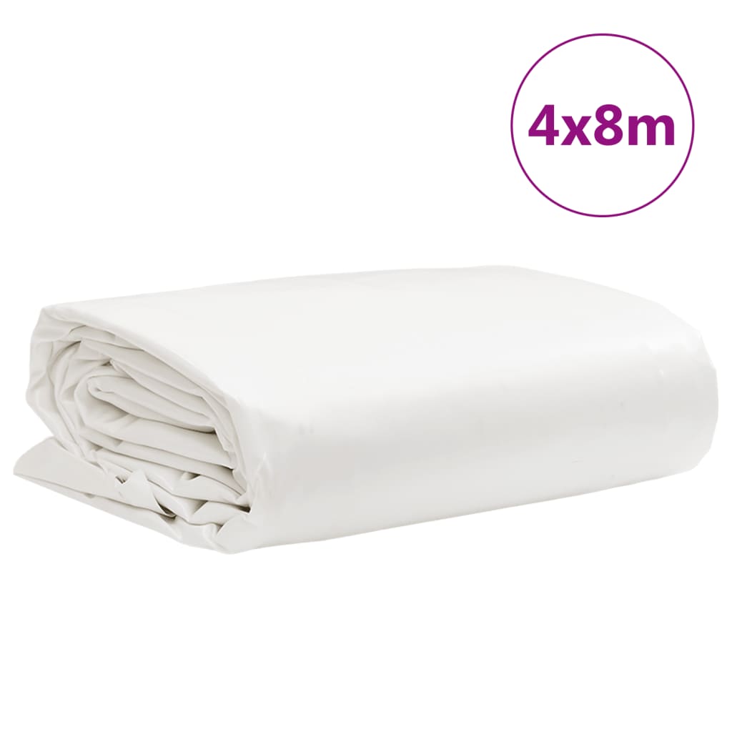 Μουσαμάς Λευκός 4 x 8 μ. 650 γρ./μ.² - PAKOBAZAAR