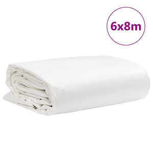 Μουσαμάς Λευκός 6 x 8 μ. 650 γρ./μ² - PAKOBAZAAR
