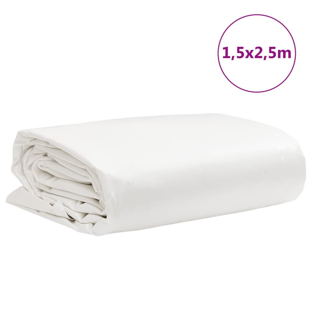 Μουσαμάς Λευκός 1,5 x 2,5 μ. 650 γρ./μ² - PAKOBAZAAR