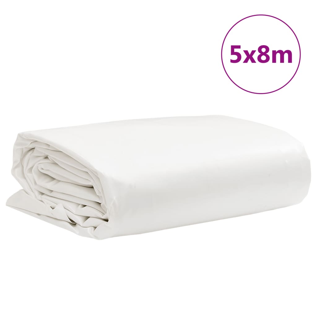 Μουσαμάς Λευκός 5 x 8 μ. 650 γρ./μ² - PAKOBAZAAR