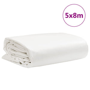 Μουσαμάς Λευκός 5 x 8 μ. 650 γρ./μ² - PAKOBAZAAR