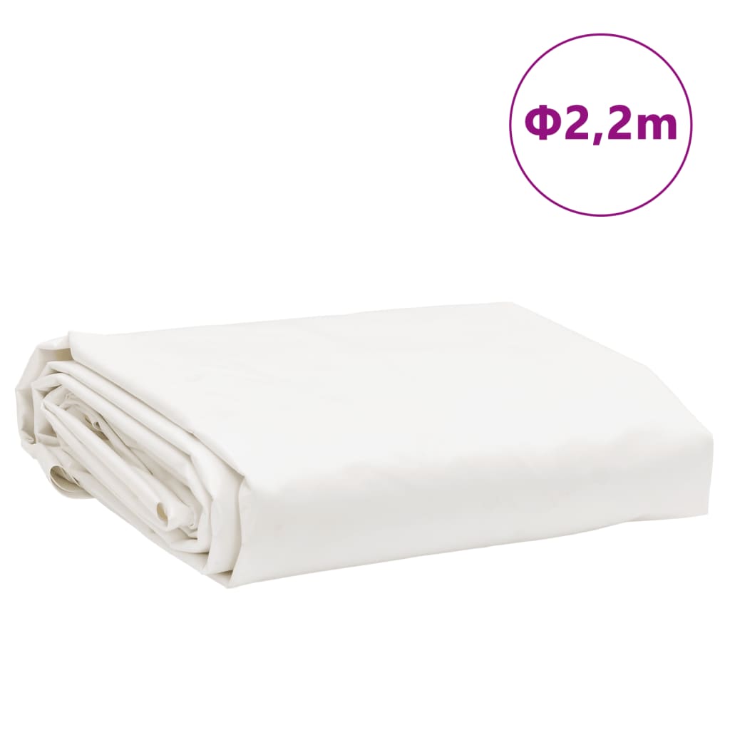Μουσαμάς Λευκός Ø 2,2 μ. 650 γρ./μ² - Pakobazaar
