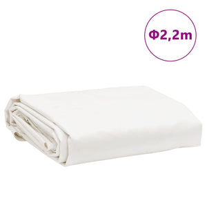Μουσαμάς Λευκός Ø 2,2 μ. 650 γρ./μ² - Pakobazaar