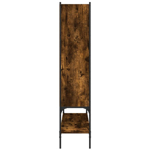 Βιβλιοθήκη Καπνιστή Δρυς 102x30x141,5εκ. από Επεξεργασμένο Ξύλο - Pakobazaar