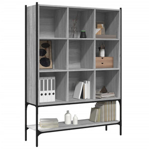 Βιβλιοθήκη Γκρι Sonoma 102x30x141,5 εκ. από Επεξεργασμένο Ξύλο
