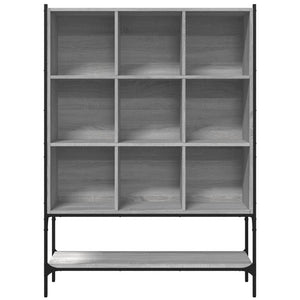 Βιβλιοθήκη Γκρι Sonoma 102x30x141,5 εκ. από Επεξεργασμένο Ξύλο