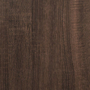 Σετ Επίπλων Μπάνιου 3 Τεμαχίων Καφέ Δρυς από Τεχν. Ξύλο