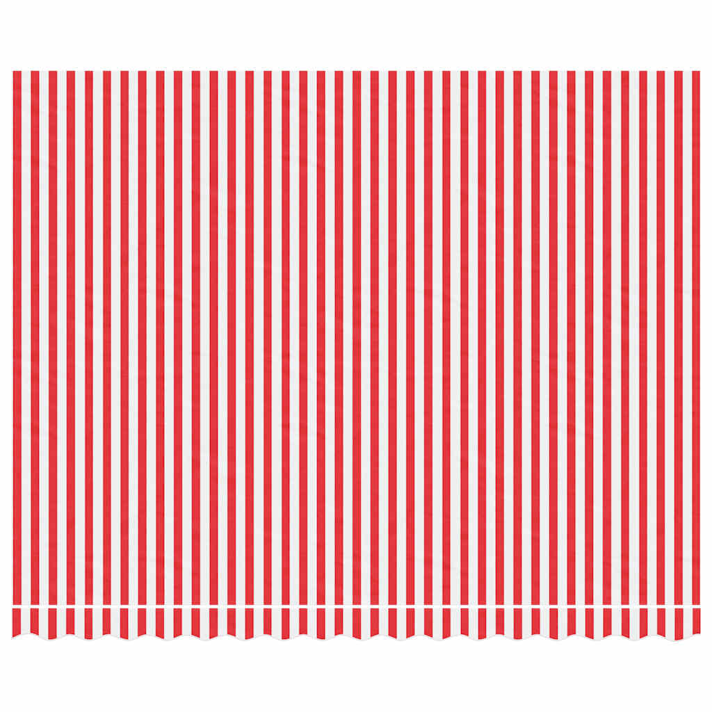 Τεντόπανο Ανταλλακτικό Ριγέ Κόκκινο / Λευκό 4 x 3 μ.