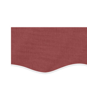 Κουρτινάκι Ανταλλακτικό για Τεντόπανο Ριγέ Μπορντό 3 μ. - Pakobazaar