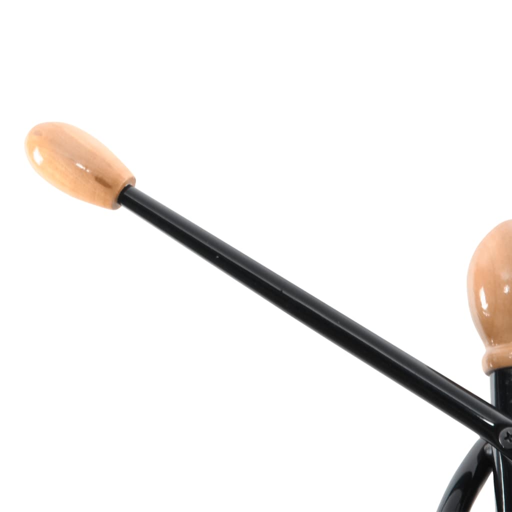 Καλόγερος Μαύρος 176 εκ. από Σίδερο με Ηλεκτ. Βαφή Πούδρας