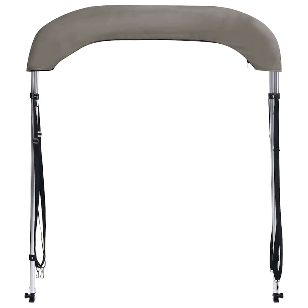 Τέντα Σκάφους με 2 Αψίδες Γκρι 150x120x110 εκ.