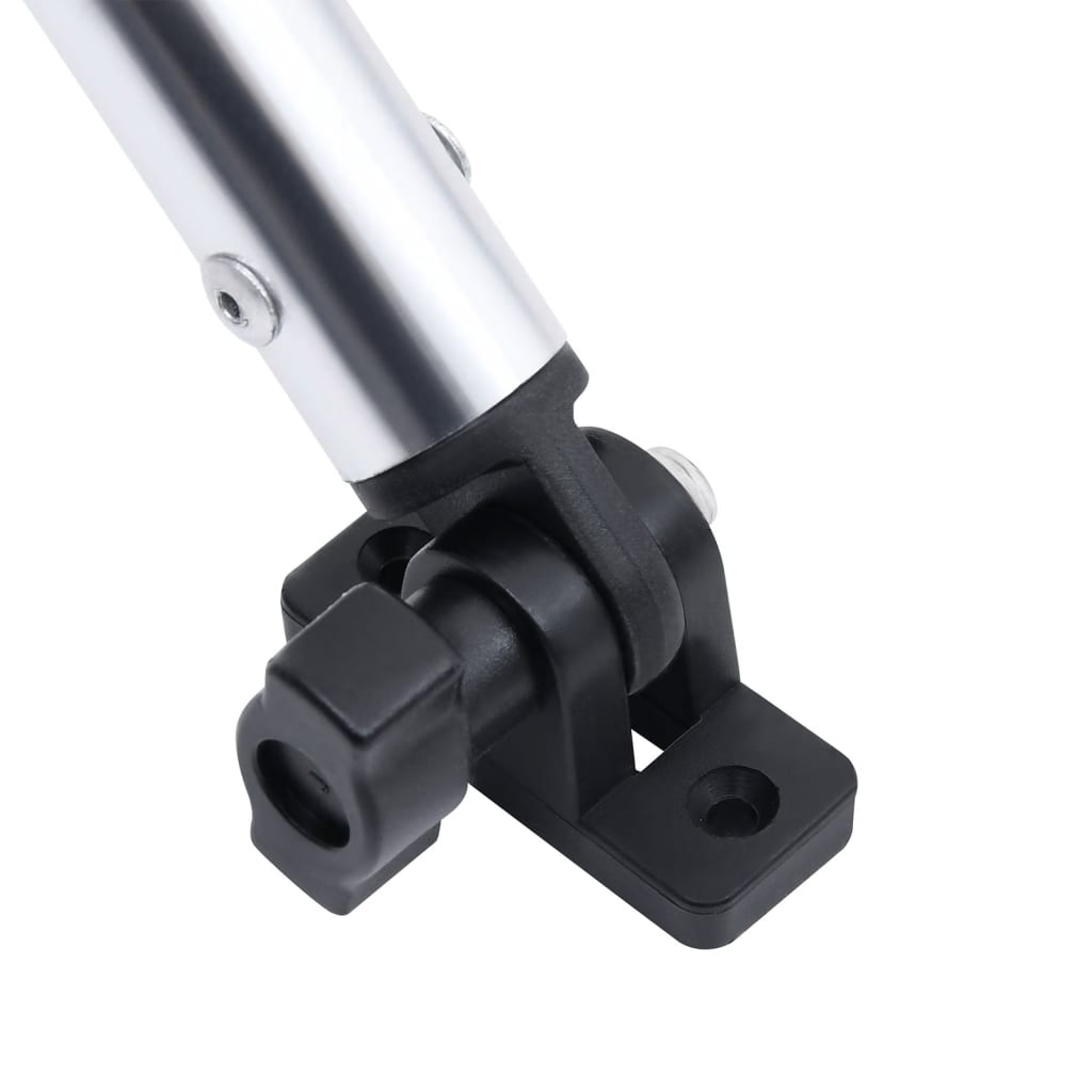 Τέντα Σκάφους με 2 Αψίδες Γκρι 180x130x110 εκ. - Pakobazaar