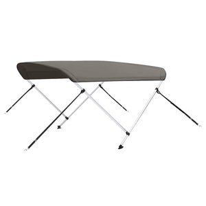 Τέντα Σκάφους με 2 Αψίδες Γκρι 180x150x110 εκ. - Pakobazaar