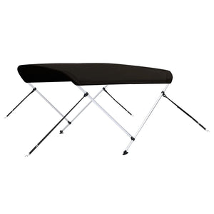 Τέντα Σκάφους με 2 Αψίδες Μαύρη 150x120x110 εκ. - Pakobazaar
