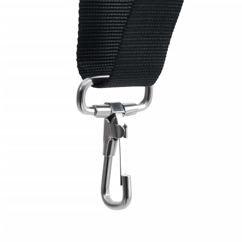 Τέντα Σκάφους με 2 Αψίδες Μαύρη 180x130x110 εκ.