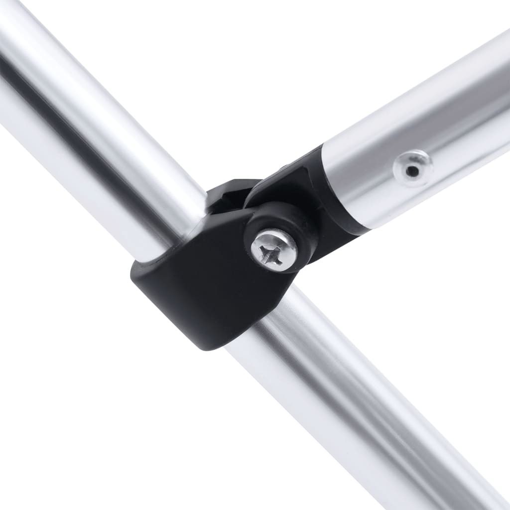 Τέντα Σκάφους με 2 Αψίδες Μαύρη 180x130x110 εκ.