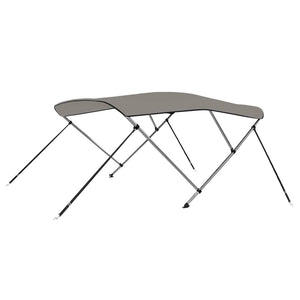 Τέντα Σκάφους με 3 Αψίδες Γκρι 183x160x137 εκ. - Pakobazaar
