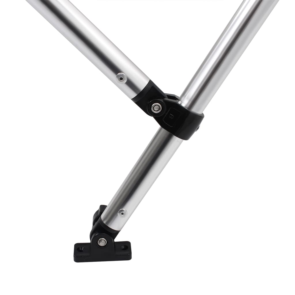 Τέντα Σκάφους με 3 Αψίδες Γκρι 183x160x137 εκ. - Pakobazaar