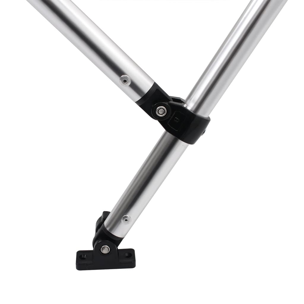 Τέντα Σκάφους με 3 Αψίδες Γκρι 183x180x137 εκ. - Pakobazaar