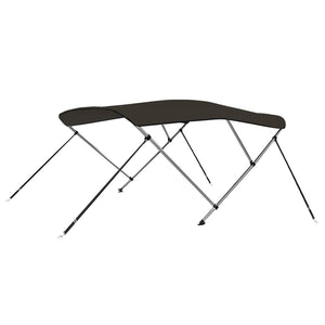 Τέντα Σκάφους με 3 Αψίδες Μαύρη 183x180x137 εκ. - Pakobazaar