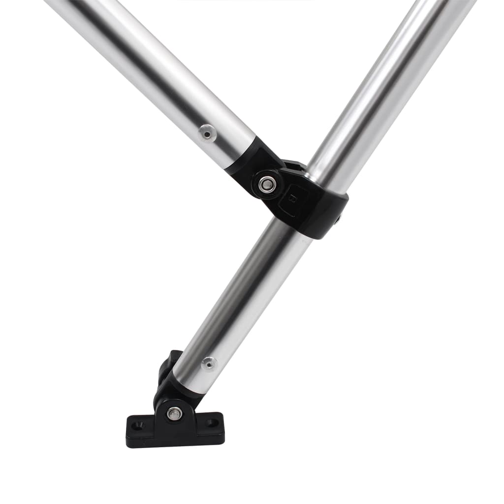 Τέντα Σκάφους με 4 Αψίδες Γκρι 243x180x137 εκ. - Pakobazaar