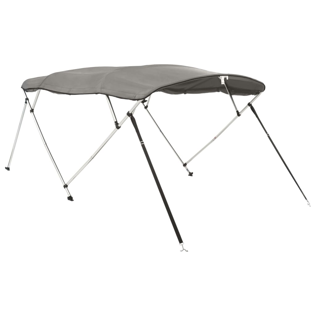 Τέντα Σκάφους με 4 Αψίδες Τοιχώματα 243x(230-244)x137 εκ.