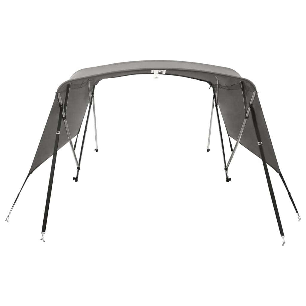Τέντα Σκάφους με 4 Αψίδες Τοιχώματα 243x(230-244)x137 εκ.