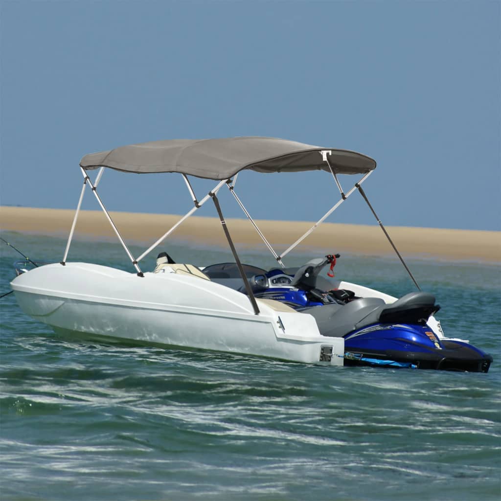 Τέντα Σκάφους με 4 Αψίδες Τοιχώματα 243x(230-244)x137 εκ.
