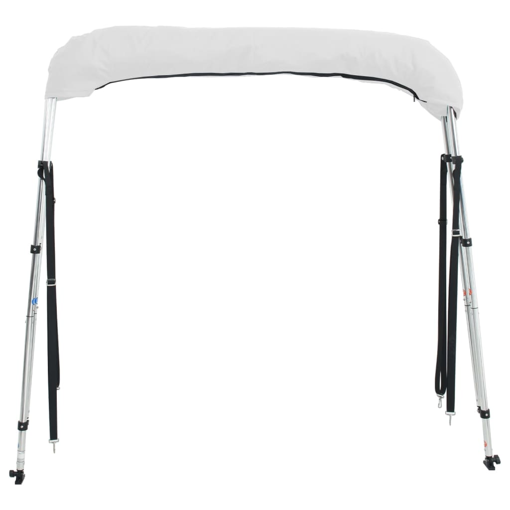 Τέντα Σκάφους 3 Αψίδες Τοιχ. Δίχτυ Ανθρακί 183x(170-182)x137εκ