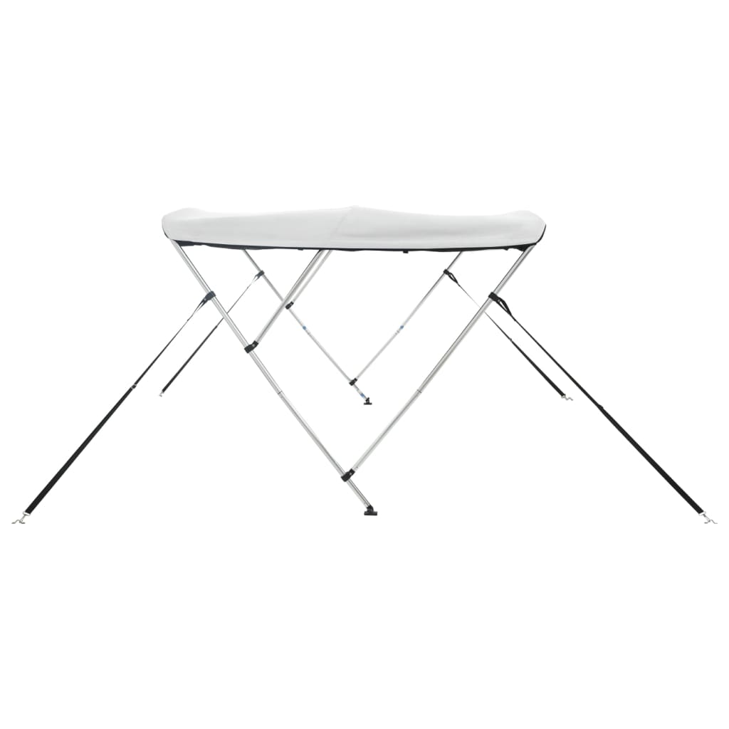 Τέντα Σκάφους 3 Αψίδες Τοιχ. Δίχτυ Ανθρακί 183x(170-182)x137εκ