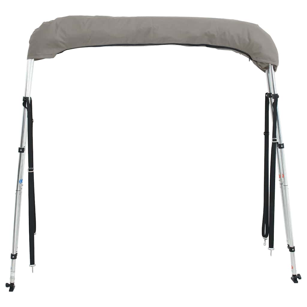 Τέντα Σκάφους 3 Αψίδες Τοιχ. Δίχτυ Ανθρακί 183x(185-198)x137εκ