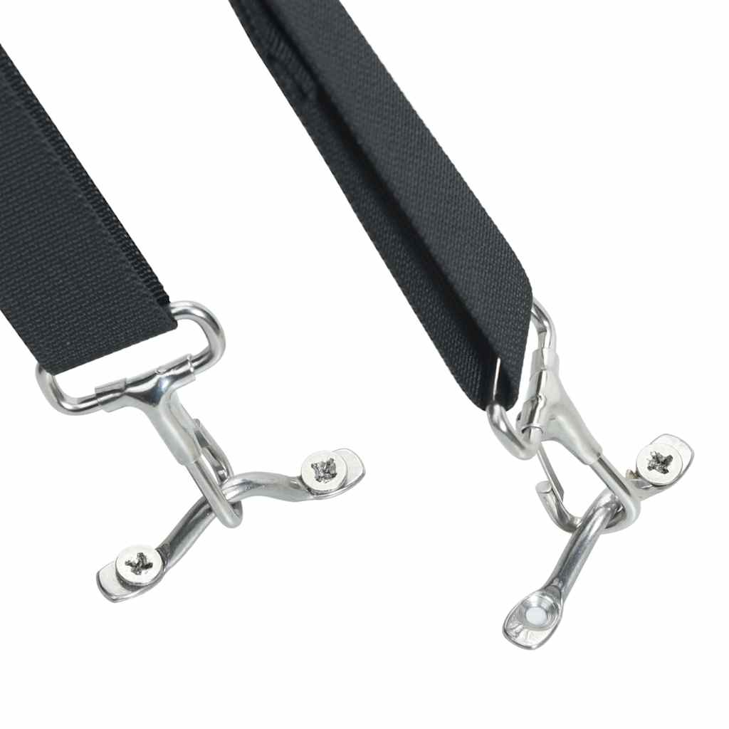 Τέντα Σκάφους 4 Αψίδες Τοιχ. Δίχτυ Ανθρακί 243x(230-244)x137εκ