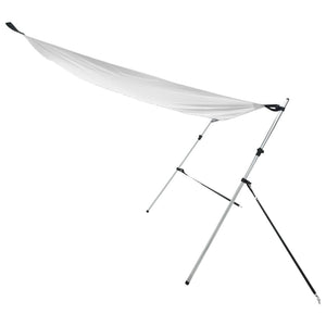 Επέκταση Σκιάστρου Σχήμα Τ Λευκή 170x208x(115-183) εκ. - Pakobazaar