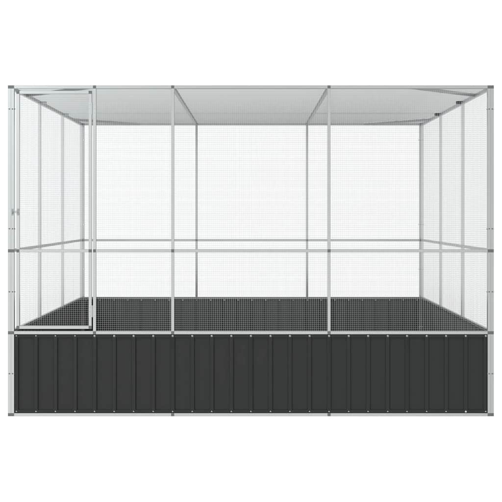 Κλουβί Ασημένιο 311x307x212 εκ. Ατσάλινο - PAKOBAZAAR