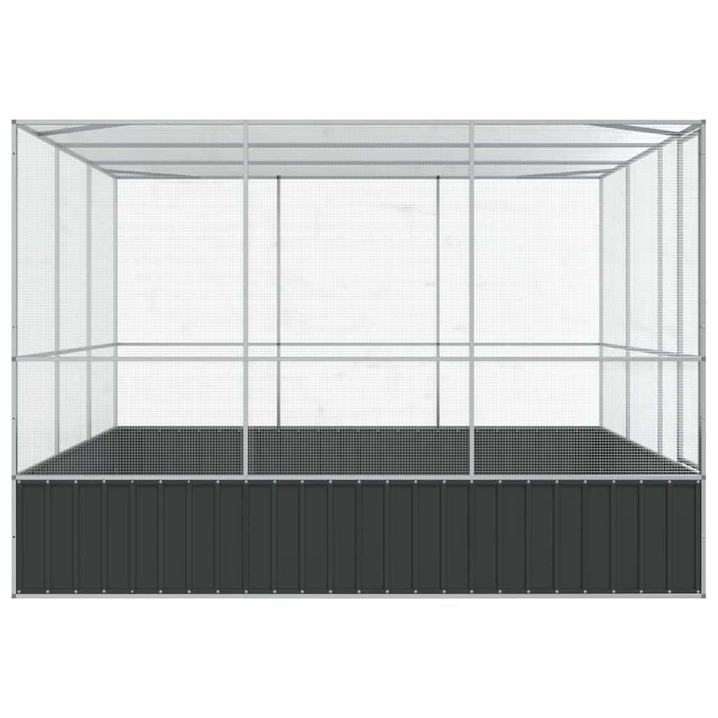 Κλουβί Ασημένιο 311x307x212 εκ. Ατσάλινο - PAKOBAZAAR