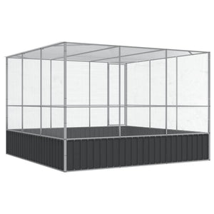 Κλουβί Ασημένιο 311x307x212 εκ. Ατσάλινο - PAKOBAZAAR