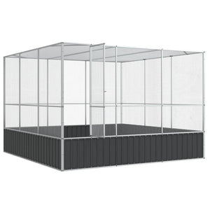 Κλουβί Ασημένιο 311x307x212 εκ. Ατσάλινο - PAKOBAZAAR