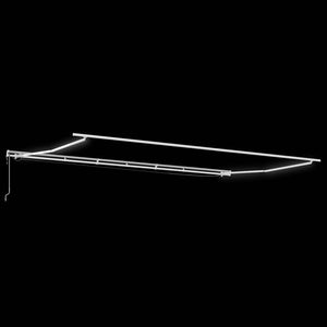 Τέντα Πτυσσόμενη Αυτόματη με LED Μπορντό 600x300 εκ. - Pakobazaar