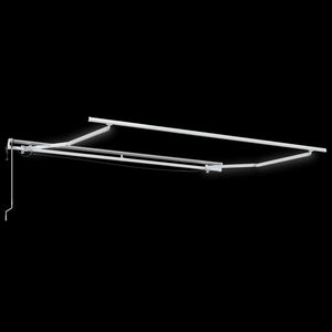 Τέντα Πτυσσόμενη Αυτόματη με LED Καφέ 300x250 εκ. - Pakobazaar