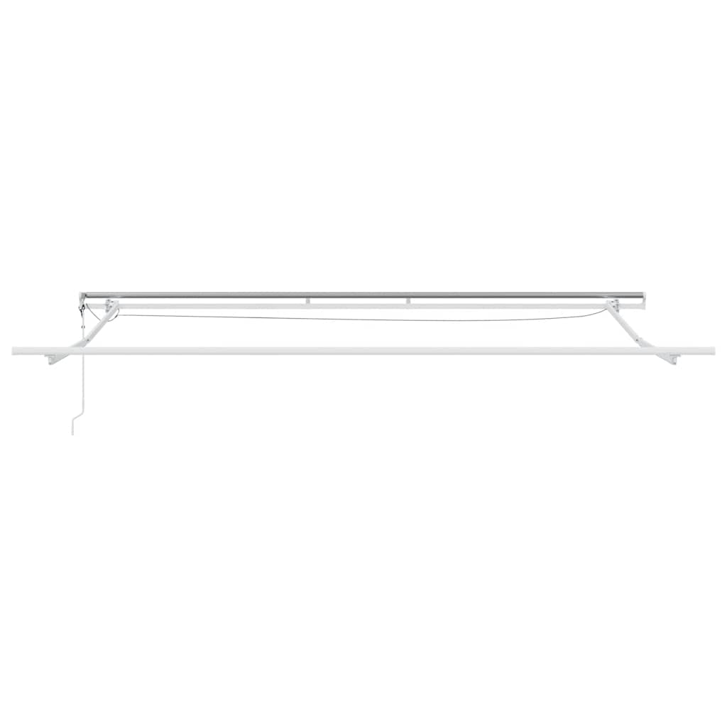 Τέντα Πτυσσόμενη Αυτόματη με LED Καφέ 400x300 εκ. - Pakobazaar