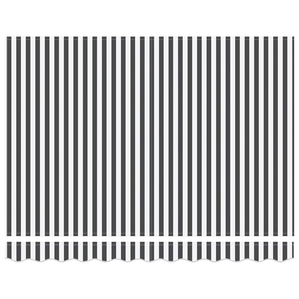 Τέντα Πτυσσόμενη Αυτόματη Ανθρακί / Λευκή 300 x 250 εκ.