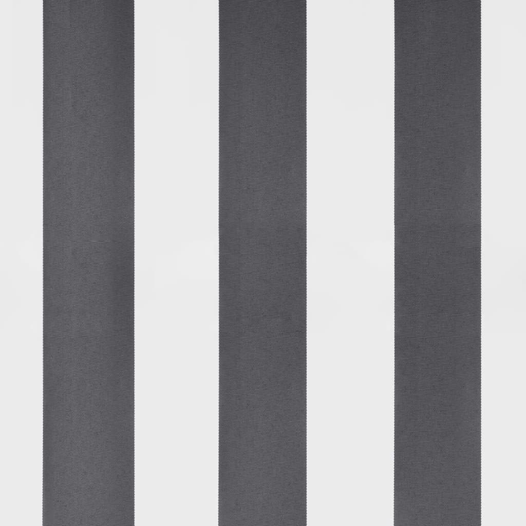 Τέντα Πτυσσόμενη Αυτόματη με LED Ανθρακί / Λευκή 350x250 εκ. - Pakobazaar