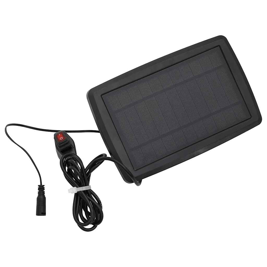 Τέντα Πτυσσόμενη Χειροκίνητη με LED Ανθρακί / Λευκή 500x300 εκ.