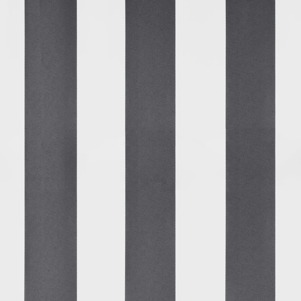 Τέντα Πτυσσόμενη Χειροκίνητη Ανθρακί / Λευκή 400x350 εκ. - Pakobazaar