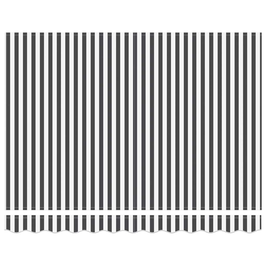 Τέντα Πτυσσόμενη Χειροκίνητη Ανθρακί / Λευκή 300x250 εκ. - Pakobazaar