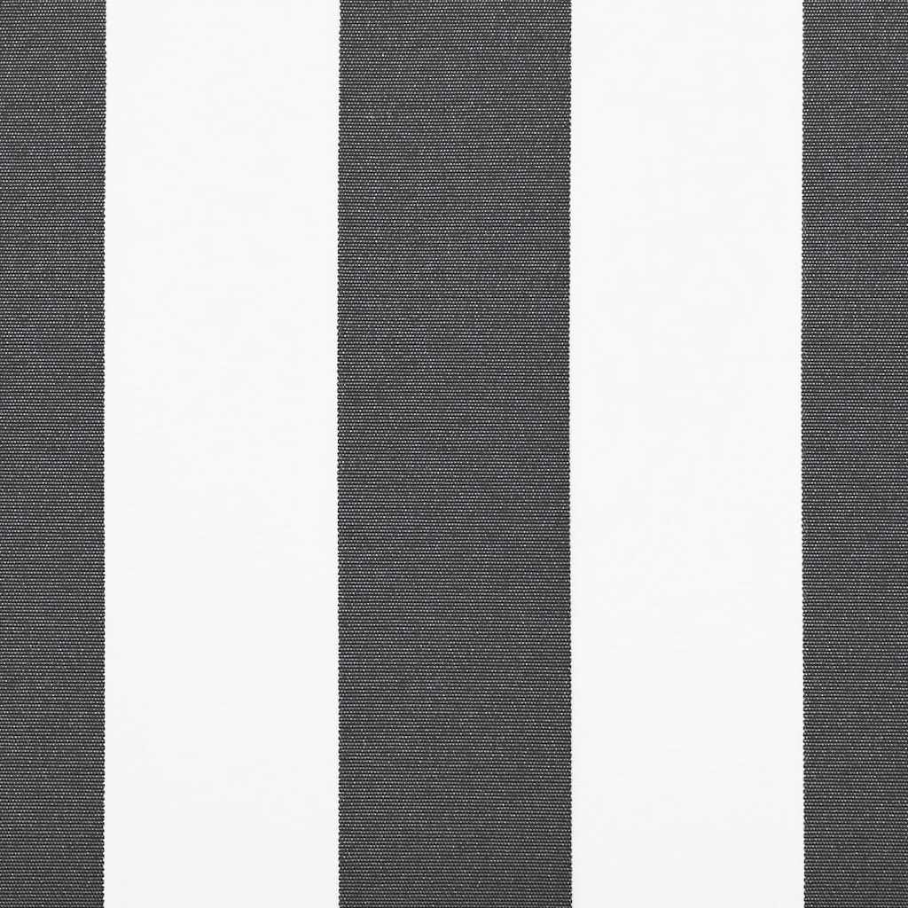 Τέντα Πτυσσόμενη Χειροκίνητη Ανθρακί / Λευκή 300x250 εκ. - Pakobazaar