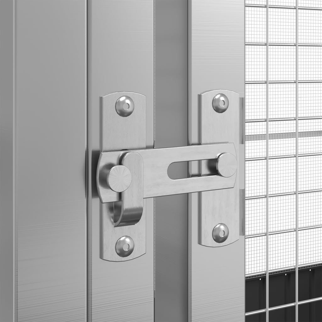 Κλουβί με Επέκταση Ασημένιο 1118x303x216 εκ. Ατσάλινο